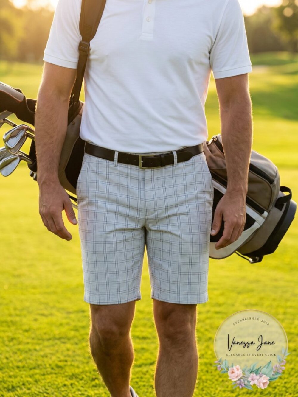 HYBRID Apparel Mens White Flat Front Printed Stretch Shorts, Size 42